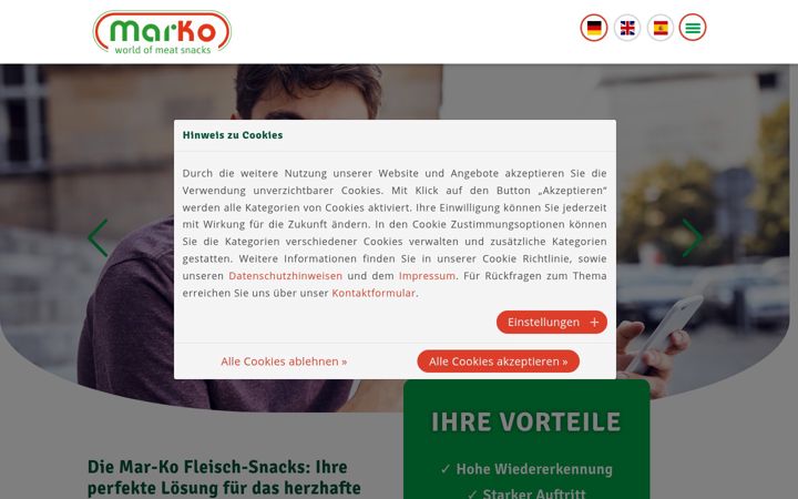 Screenshot of mar-ko.de