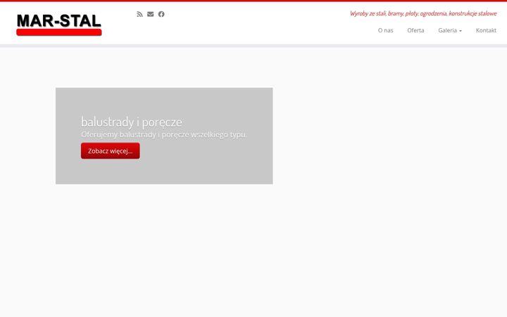 Screenshot of mar-stal.pl