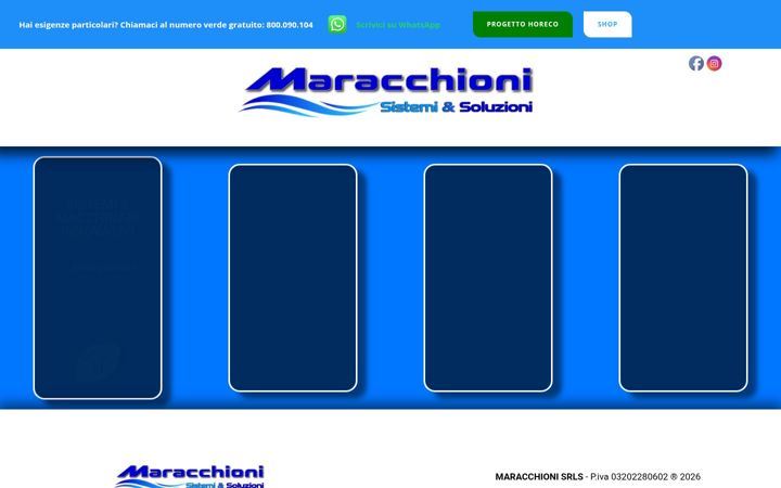 Screenshot of maracchioni.it