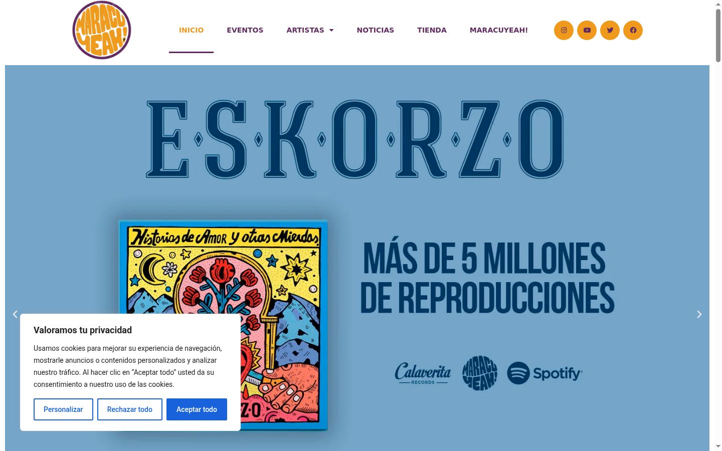 Sutikimo reklamjuostės, rodytos prieš bet kokią sąveiką, ekrano kopija