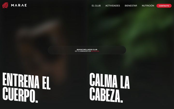 Screenshot of maraeclub.com