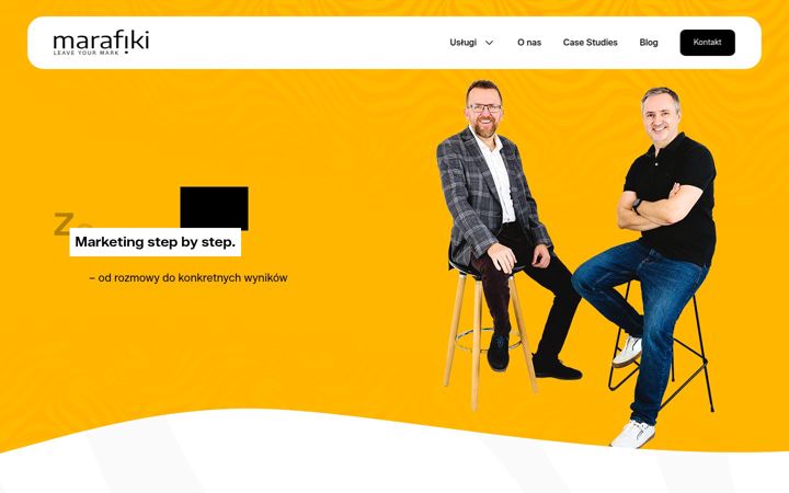 Screenshot of marafiki.pl