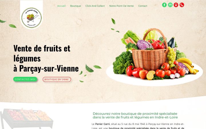 Screenshot of maraicher-tours-le-panier-garni.fr
