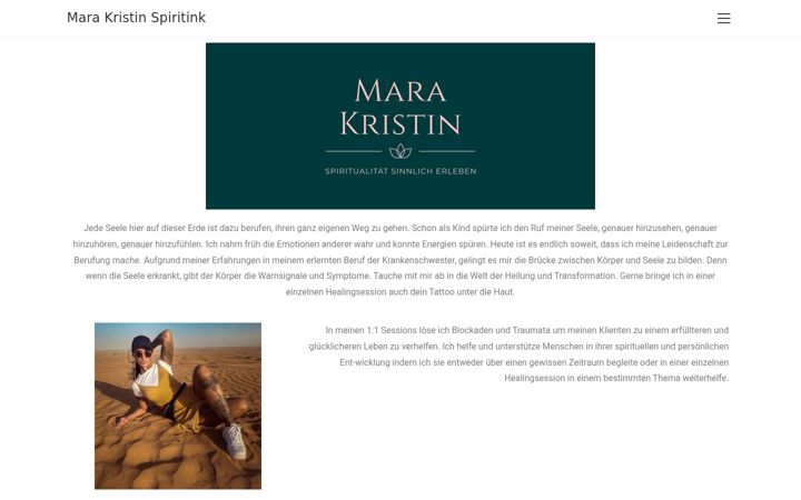 Screenshot of marakristin.com