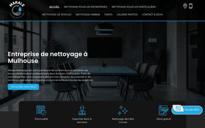 Screenshot of marale-nettoyage.fr