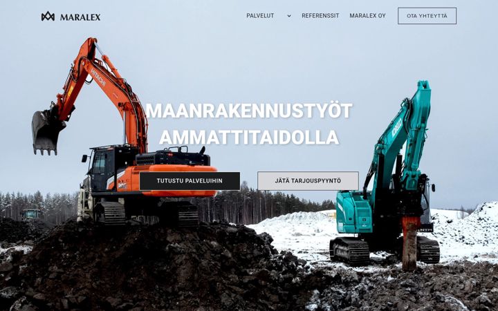 Screenshot of maralex.fi