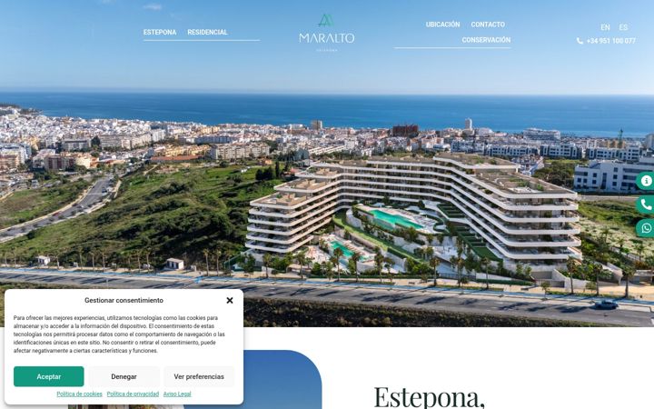 Captură de ecran a maraltoestepona.com