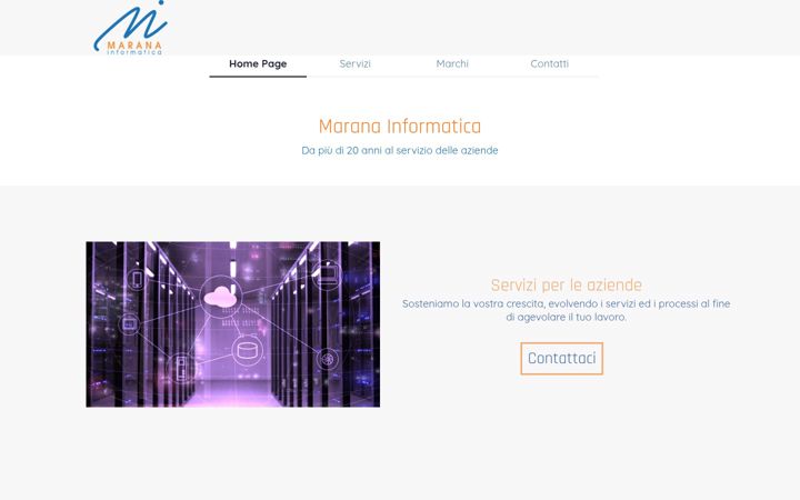 Screenshot of maranainformatica.it