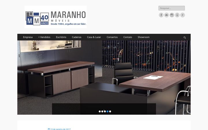 Screenshot of maranhomoveis.com.br