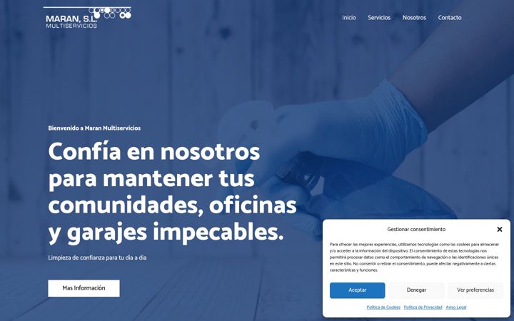 Screenshot of maranmultiservicios.com