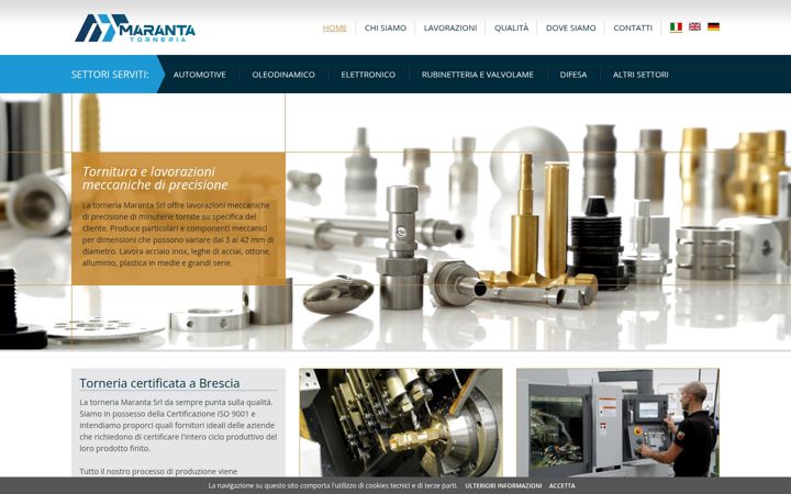 Screenshot of marantatorneria.it