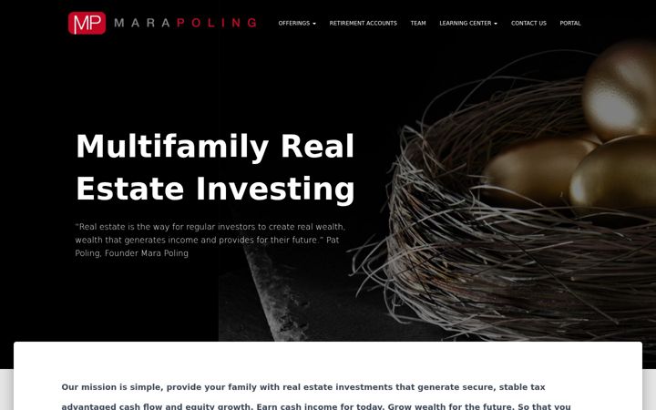 Screenshot of marapoling.com