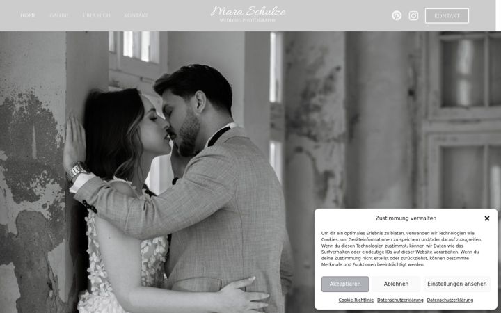 Screenshot of maraschulze-photography.com