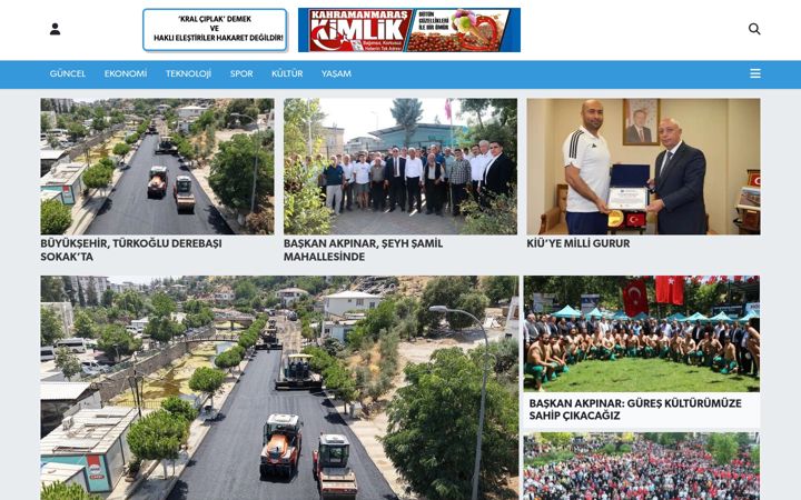 Screenshot of maraskimlik.com