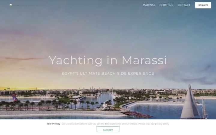 Screenshot of marassimarinayachtclub.com