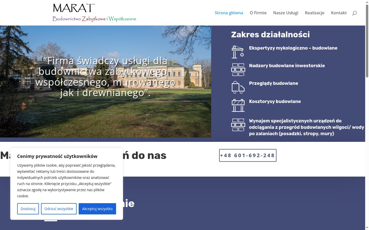 Skjermbilde av samtykkebanneret slik det vises før noen interaksjon