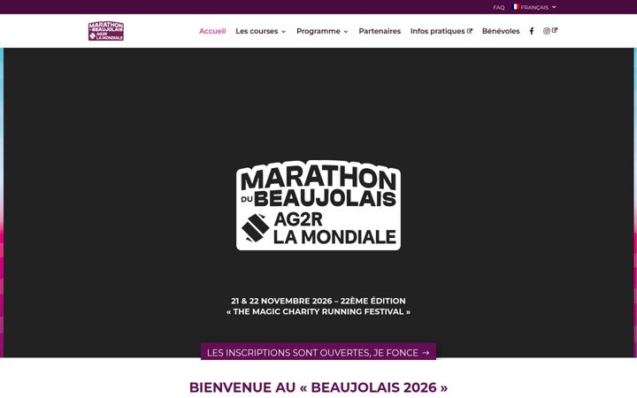 Screenshot of marathondubeaujolais.org