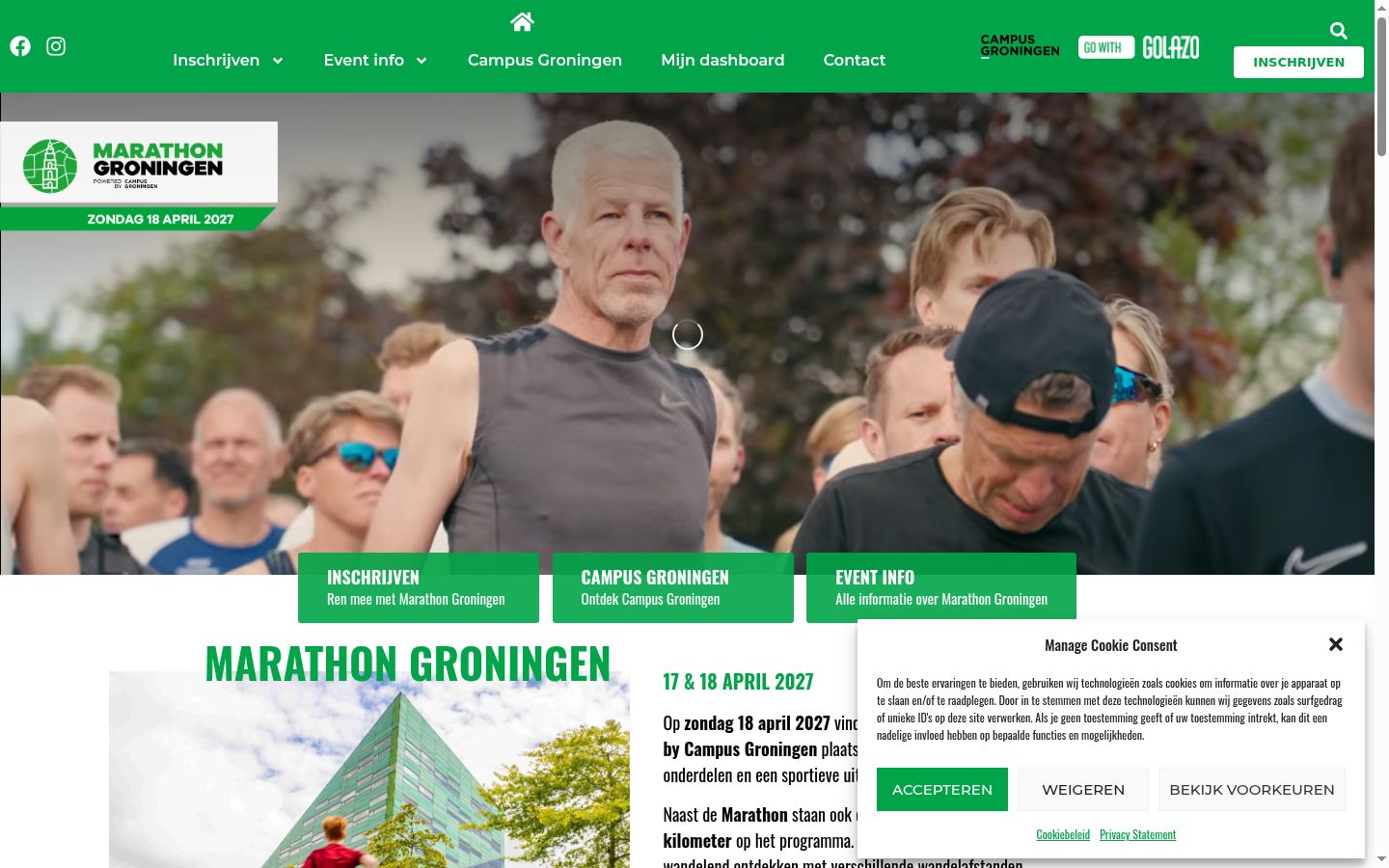 Kuvakaappaus suostumusbannerista, joka näytettiin ennen mitään vuorovaikutusta