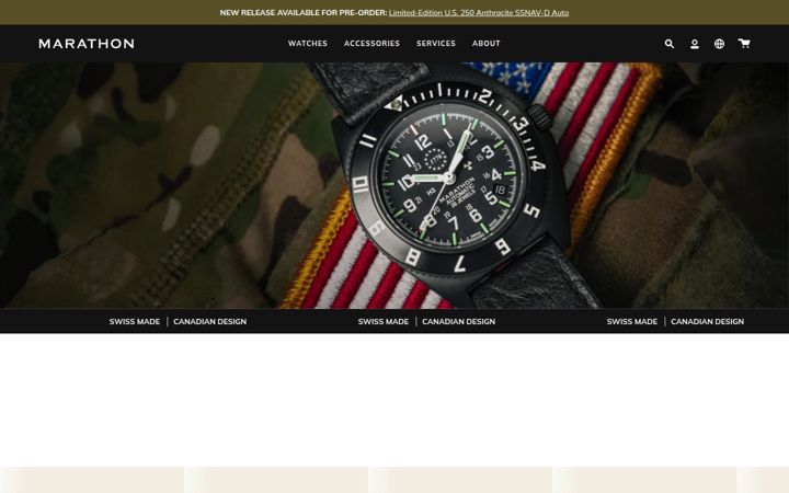 Screenshot of marathonwatch.com