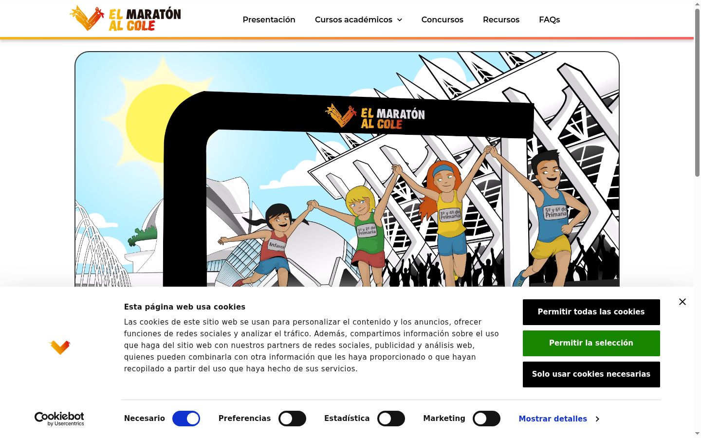 Sutikimo reklamjuostės, rodytos prieš bet kokią sąveiką, ekrano kopija