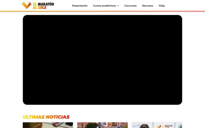 Screenshot of maratonalcole.com