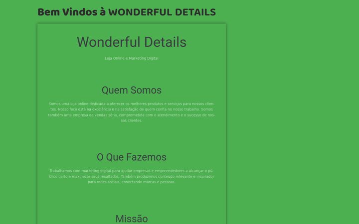 Screenshot of maravilhadetalhes.com