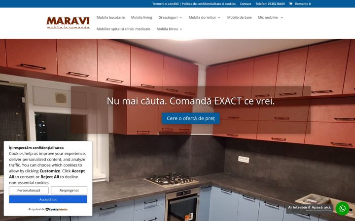 Snimka zaslona za maravimob.ro