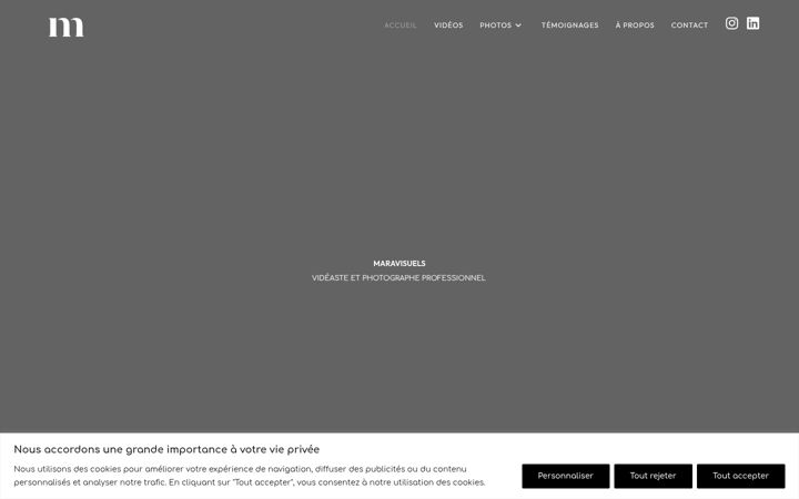 Screenshot of maravisuels.fr
