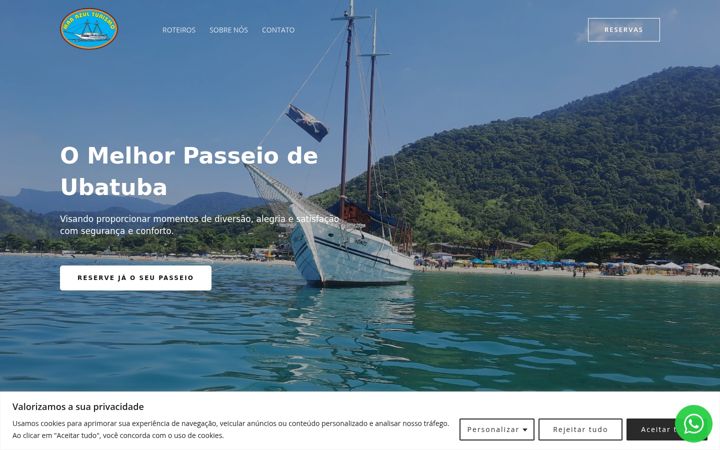 Screenshot of marazultur.com.br