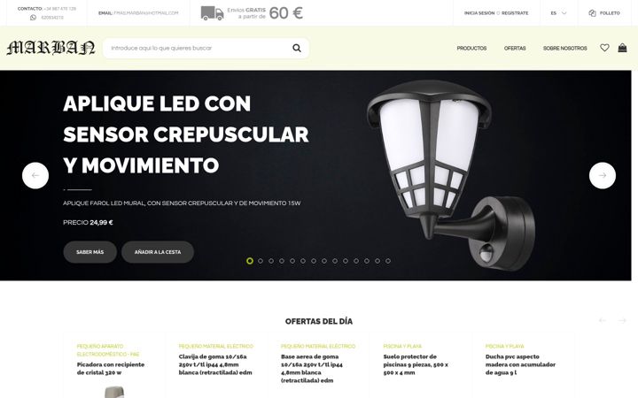 Screenshot of marban-bricohome.com