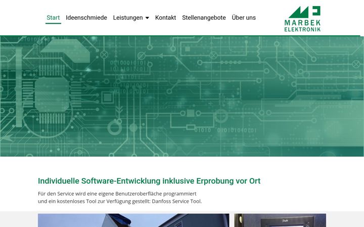 Screenshot of marbek.de