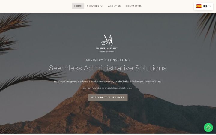 Screenshot of marbellaassist.com