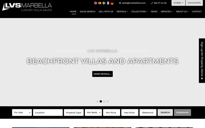 Screenshot of marbellalvs.com