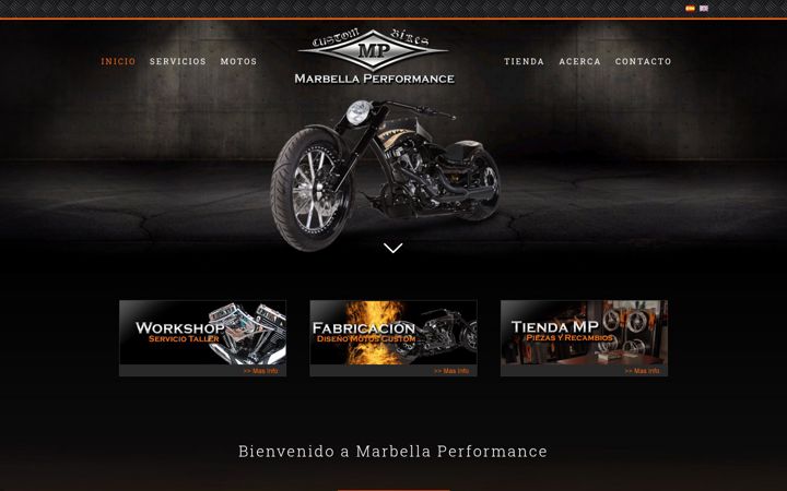 Screenshot of marbellaperformance.com