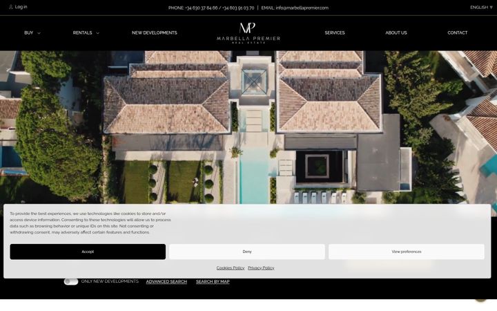 Screenshot of marbellapremier.com