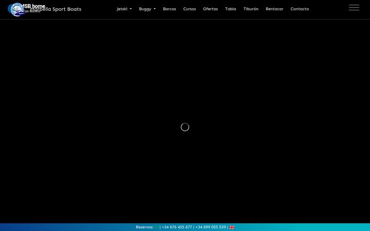 Screenshot of marbellasportsboat.com