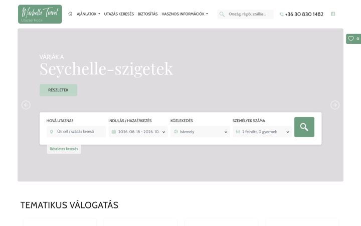 Screenshot of marbellatravel.hu