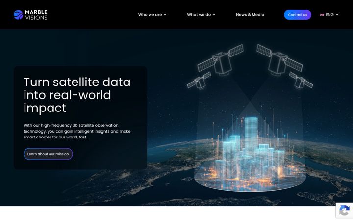 Screenshot of marble-visions.com