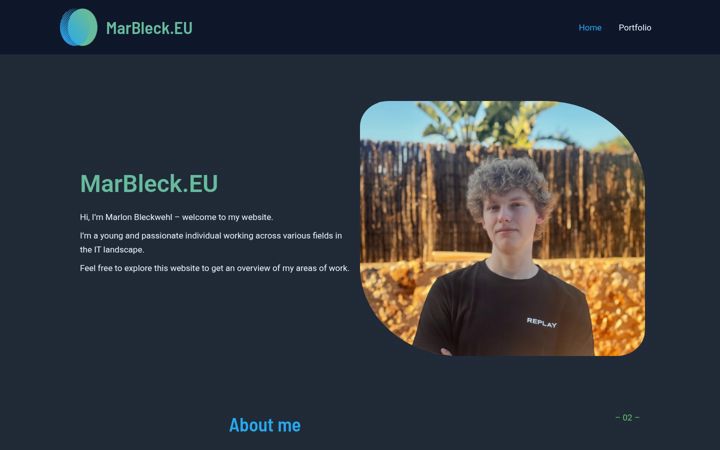 Screenshot of marbleck.eu