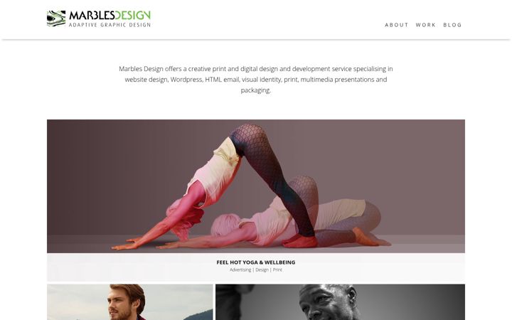 Screenshot of marblesdesign.co.uk