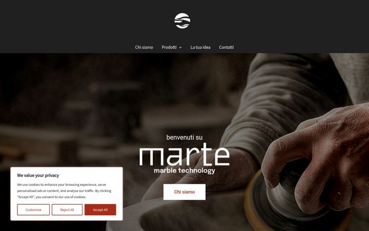Screenshot of marbletech.it