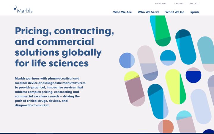 Screenshot of marblsgroup.com