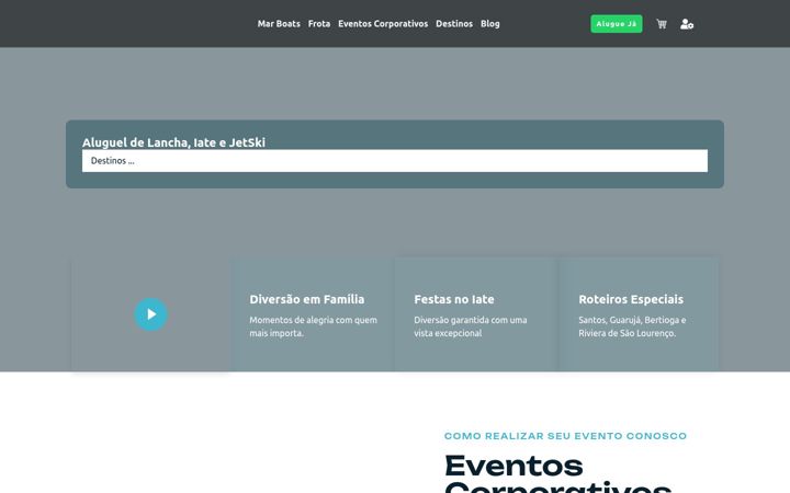 Screenshot of marboats.com.br