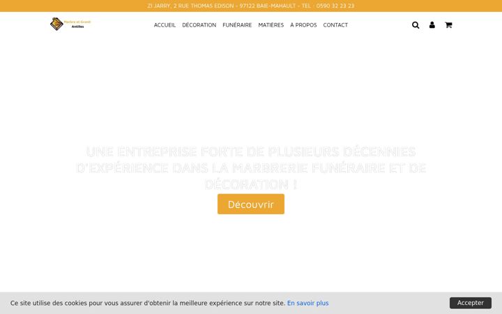 Screenshot of marbreetgranitantilles.com