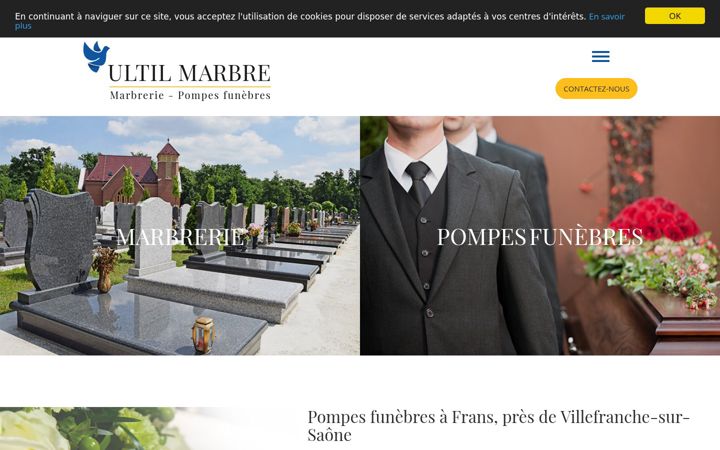 Screenshot of marbrerie-pompes-funebres-sanchez.com