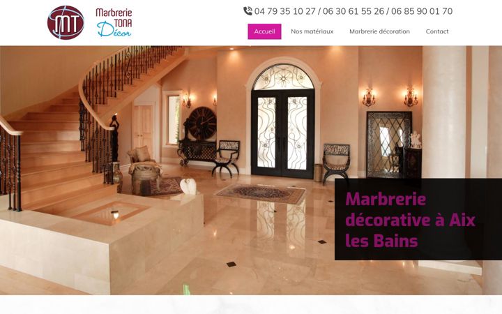 Screenshot of marbrerietona.fr