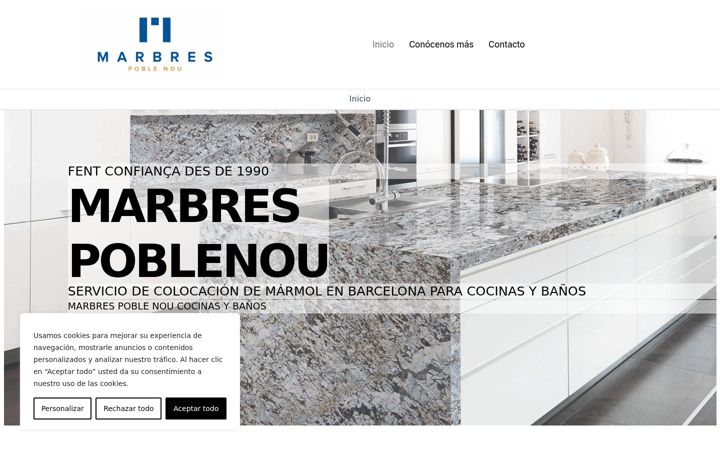Screenshot of marbrespoblenou.com