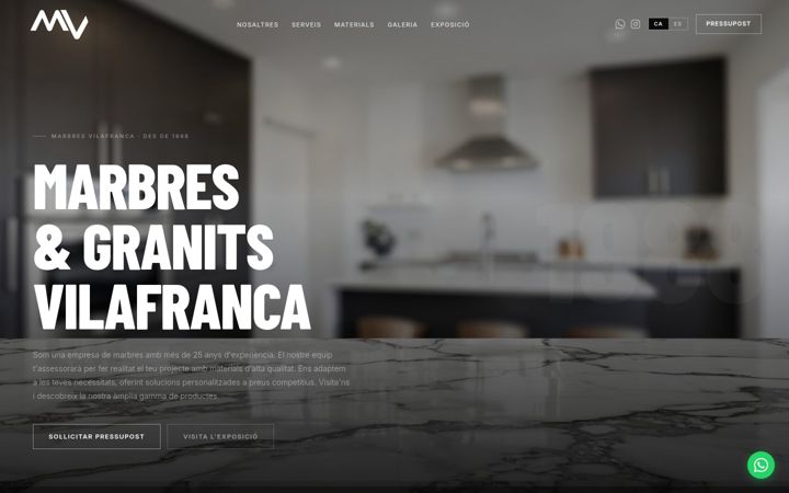 Screenshot of marbresvilafranca.com