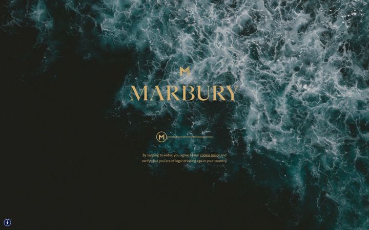 Screenshot of marburywines.com
