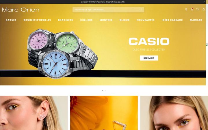 Screenshot of marc-orian.com